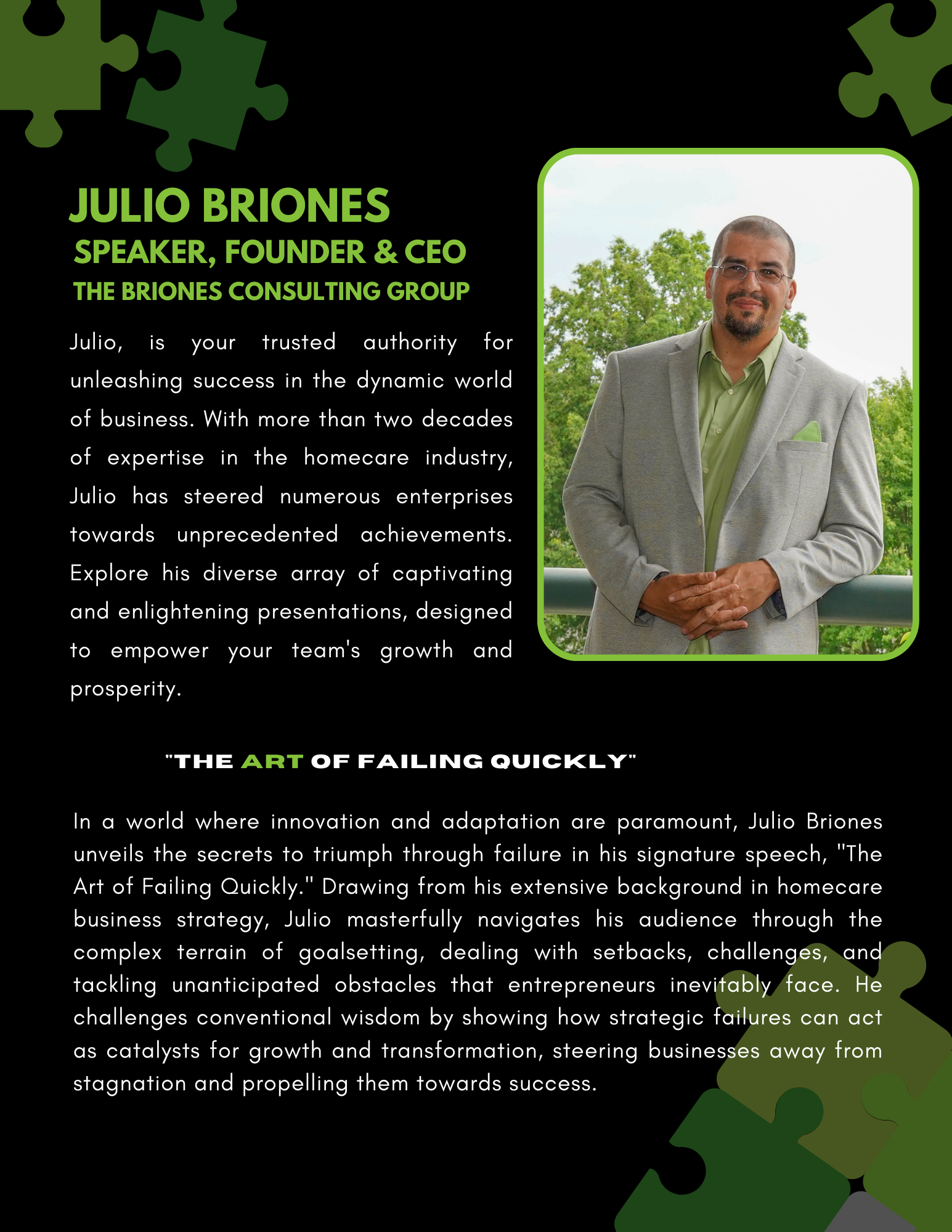 Julio Briones - Speaker